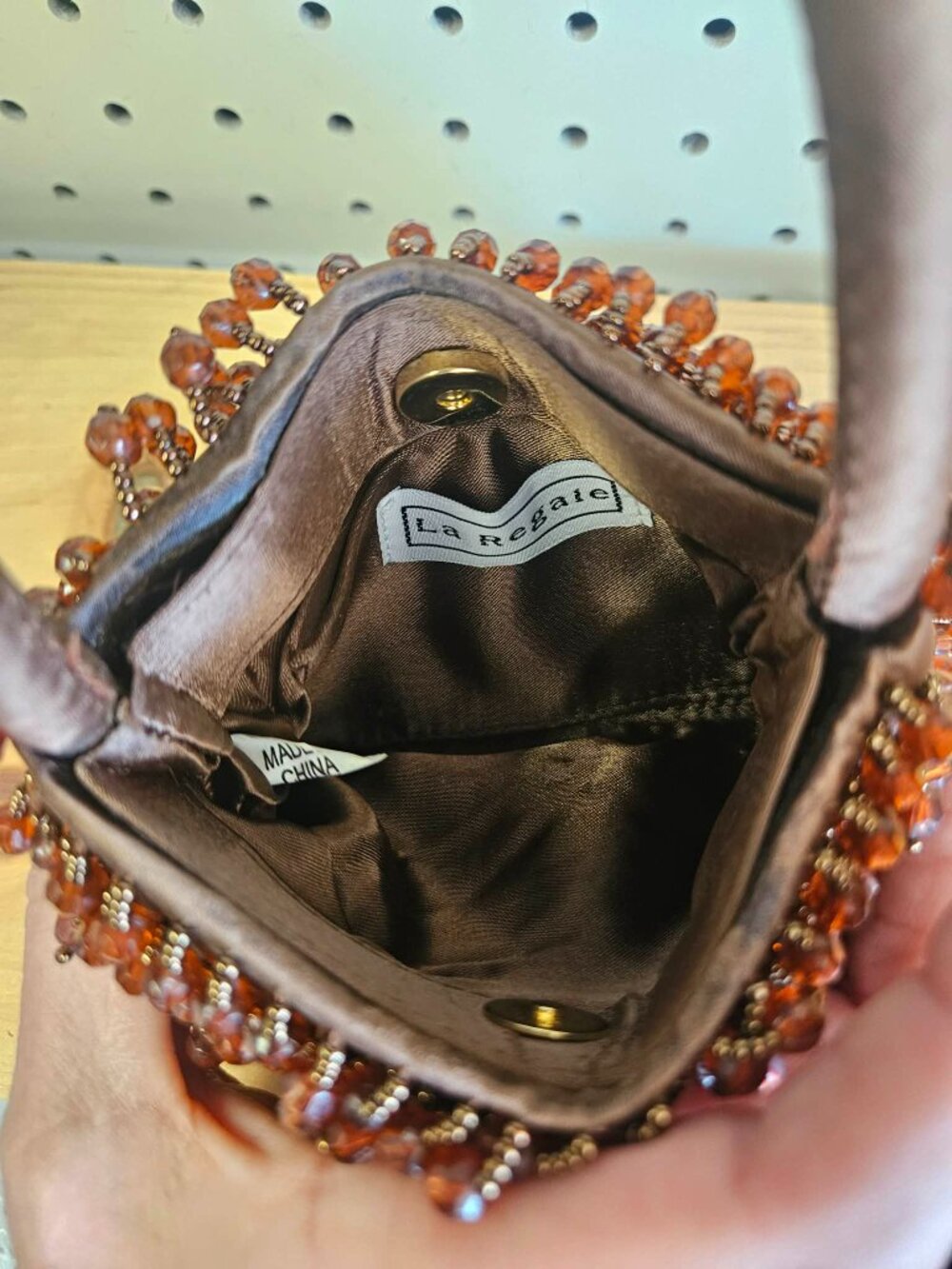 Vintage Le Regale Black Beaded Mini Bag - Picture 2 of 3